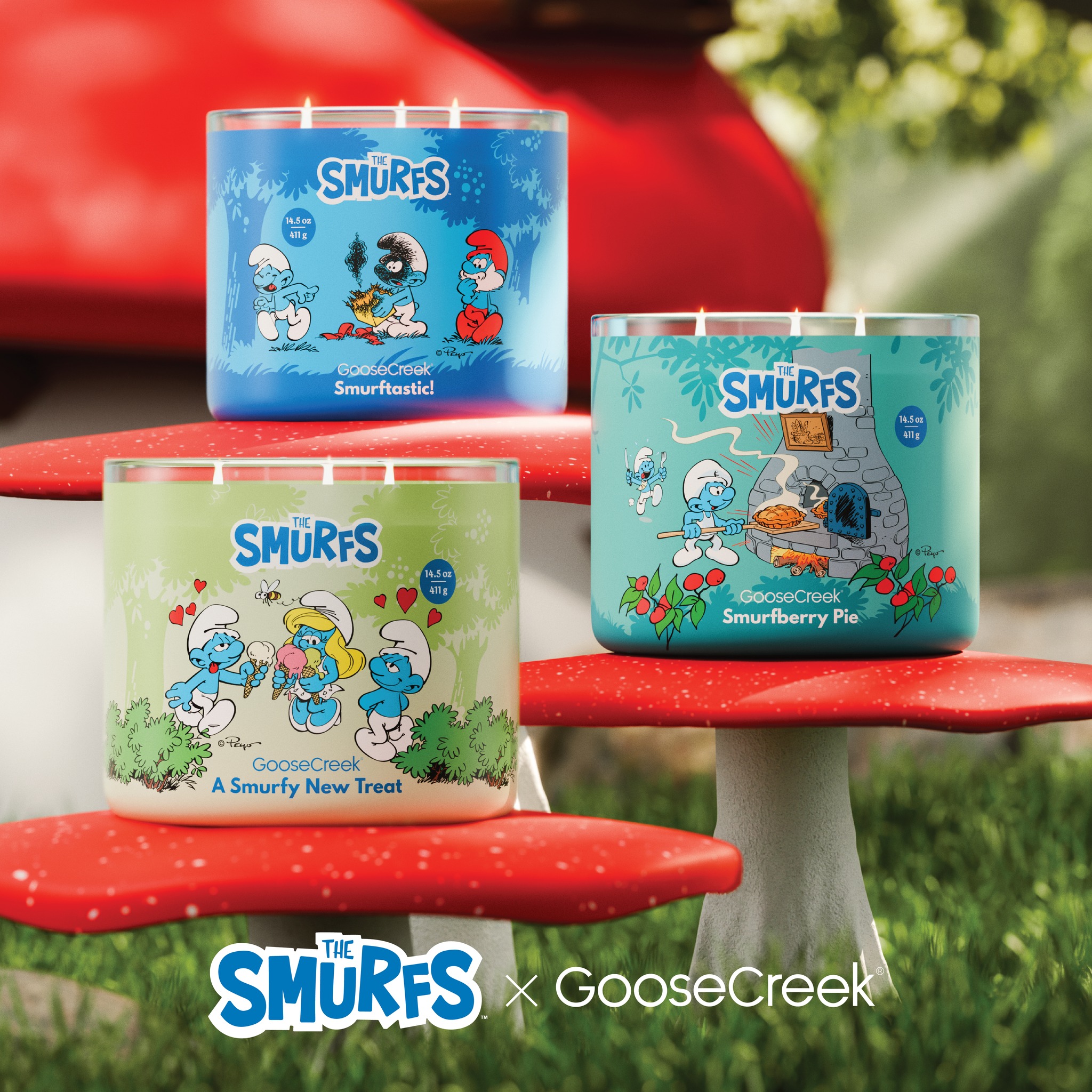 Smurfs x Goose Creek Candle