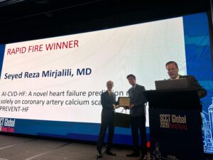 HeartLung AI-CVD® Investigator Dr. Reza Mirjalili Wins SCCT 2026 Rapid-Fire Award for AI-CVD® Heart Failure Prediction